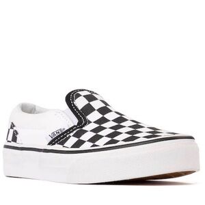 Vans Kids Classic Slip-On Checkerboard - Black/White